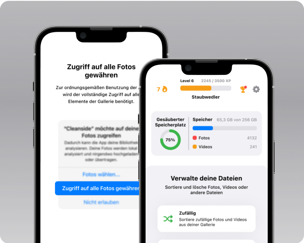 Step 1 of the explaining steps for the app